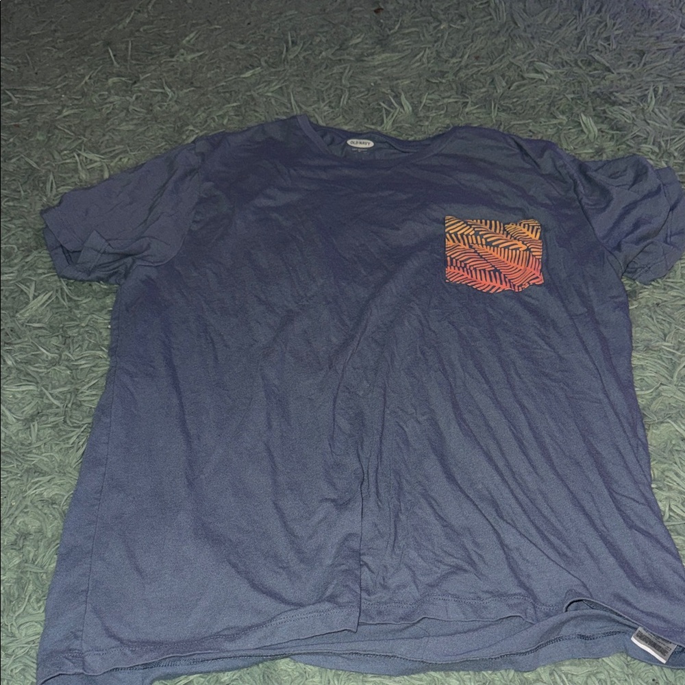 blue mens tshirt